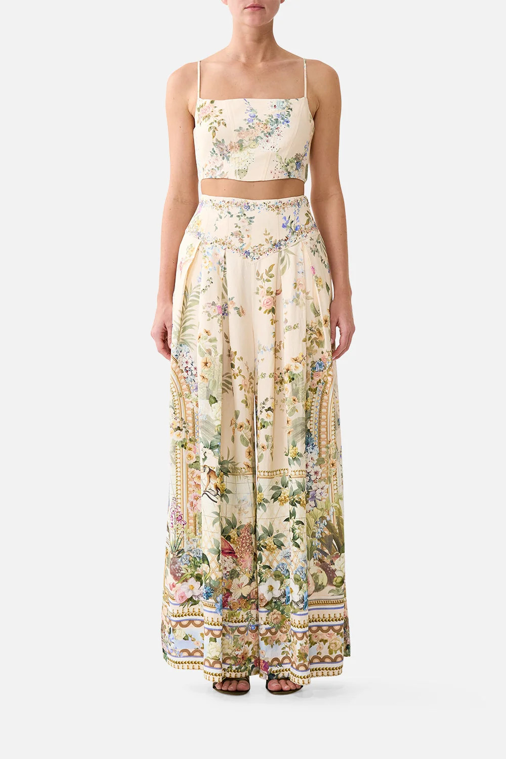 The MIDSUMMER MASTERPIECE CORSET CROP TOP | CAMILLA US | Camilla US