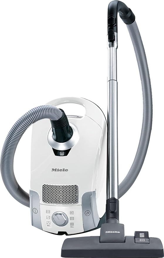 Miele Compact C1 Pure Suction Powerline Canister Vacuum, Lotus White | Amazon (US)
