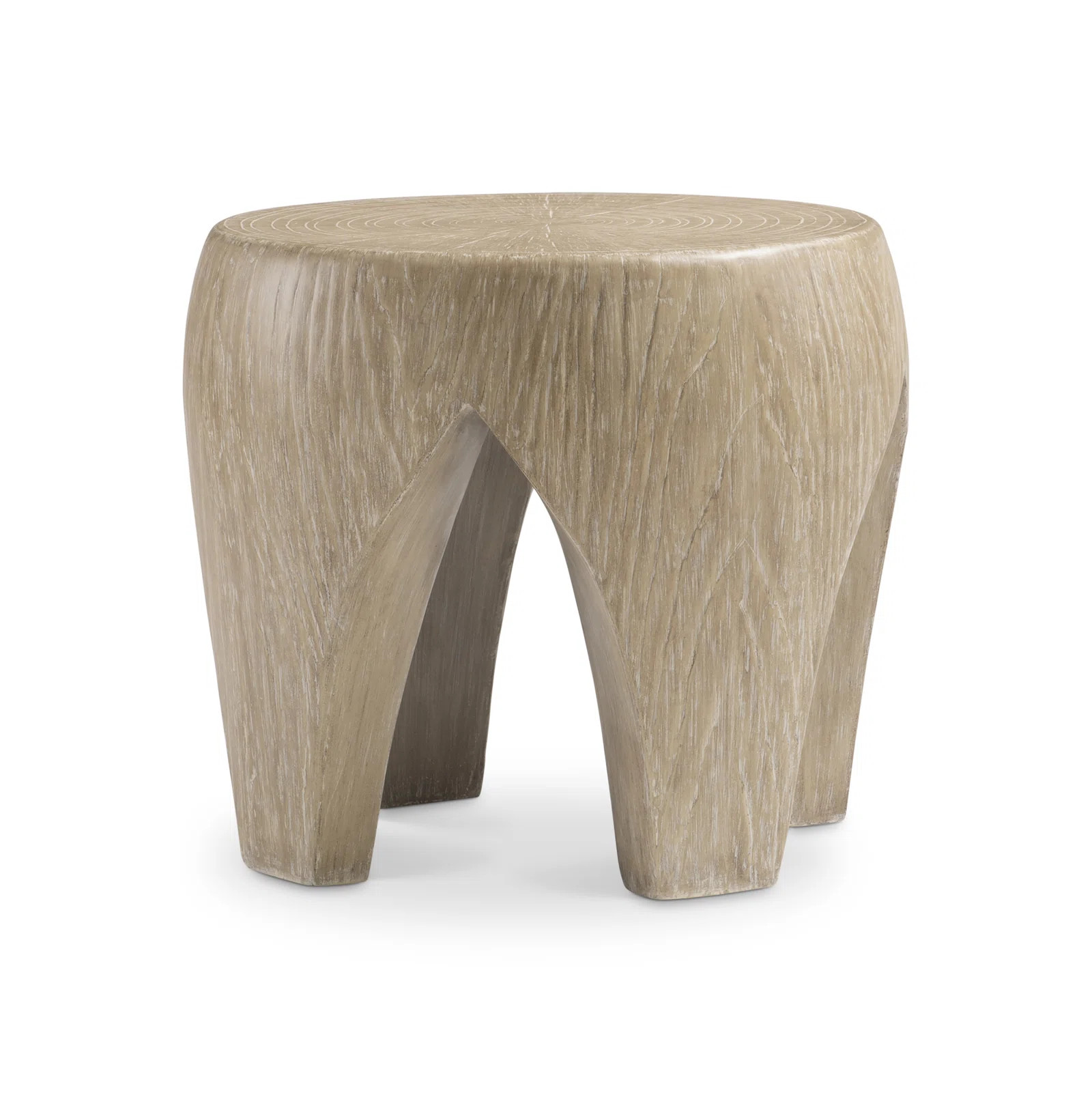Neptune Round Glass-Reinforced Concrete Outdoor Side Table | Wayfair North America