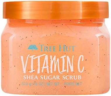 Tree Hut Vitamin C Shea Sugar Scrub, 18 oz, Ultra Hydrating and Exfoliating Scrub for Nourishing ... | Amazon (US)