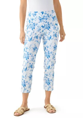 Crown & Ivy™ Women's Millennium Pintuck Capri Pants | Belk