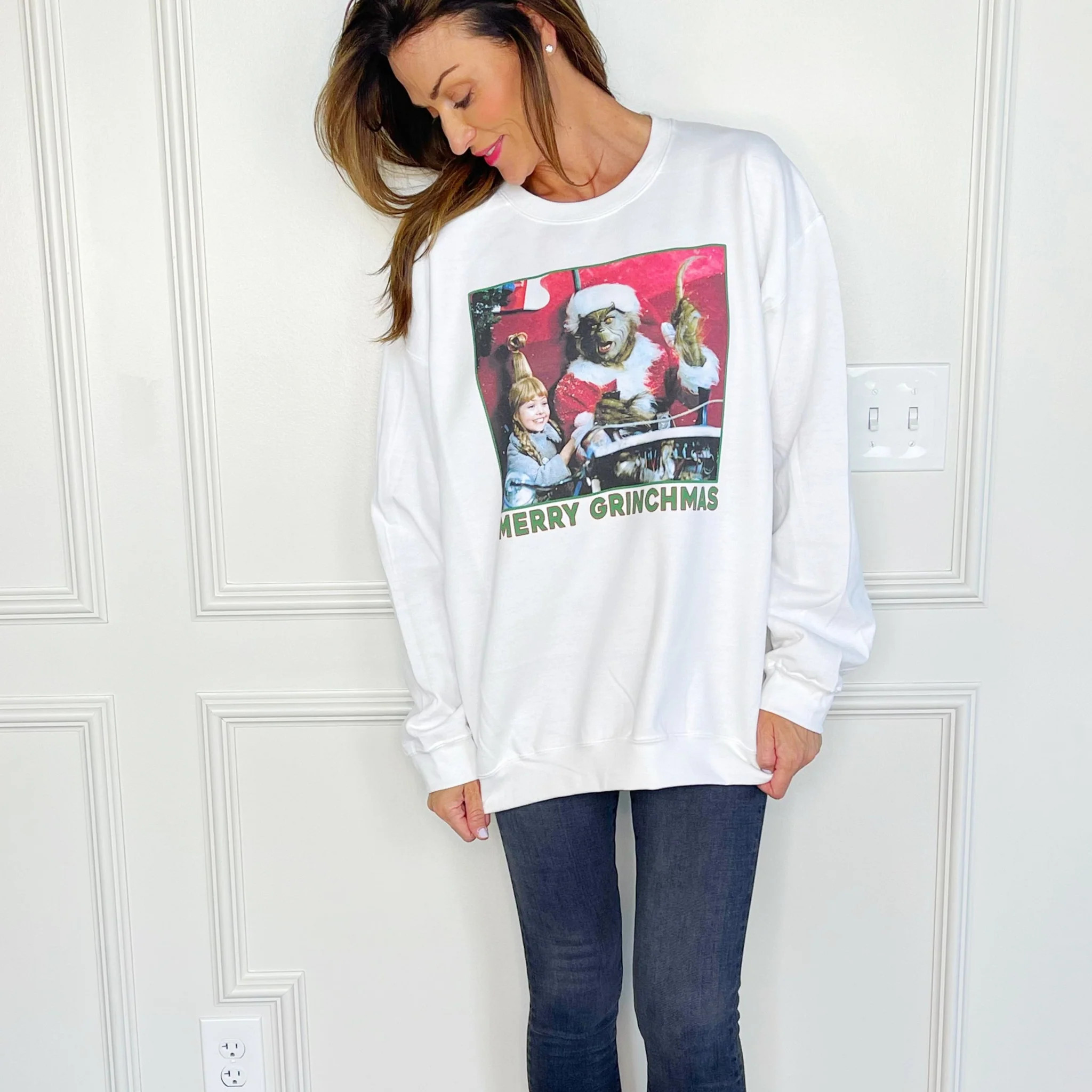Merry Grinchmas Youth & Adult Sweatshirt | Poppy & Pine