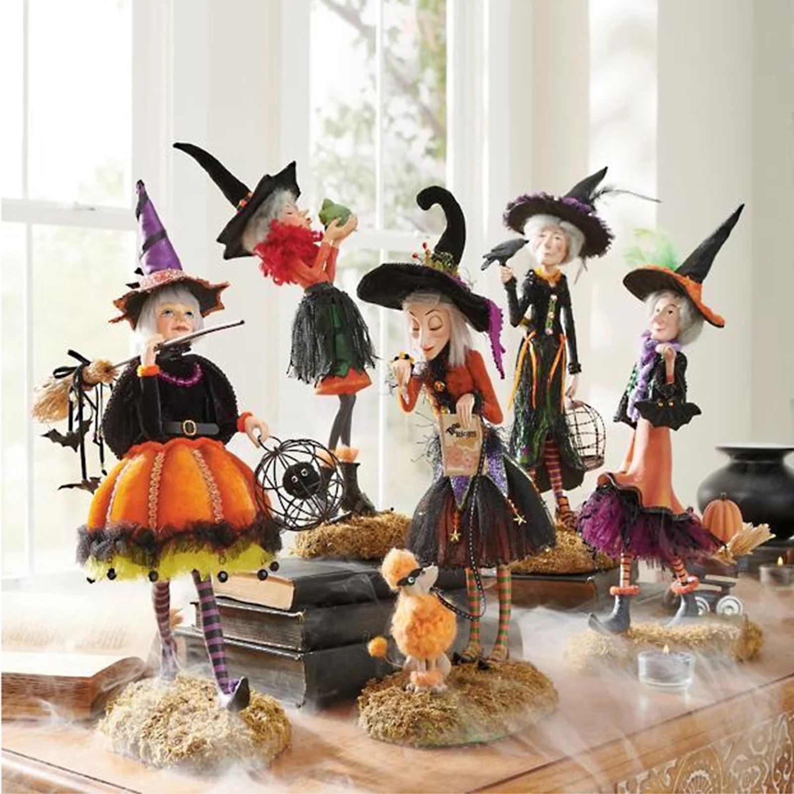 BetterZ Witch Doll Eye-catching Decorative Delicate Attractive Festival Decorate Halloween Theme ... | Walmart (US)