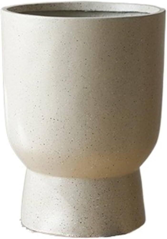 Floor Plant Pots Cement Goblet Shape Planters Large Simple Solid Color Green Plants Floriculture ... | Amazon (US)