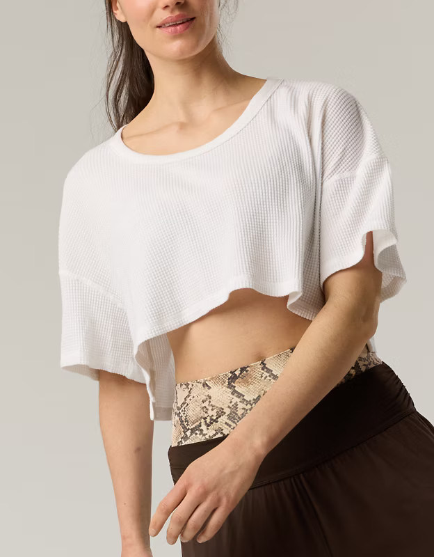 OFFLINE By Aerie Wow! Waffle Scoop T-Shirt | Aerie