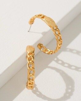 Chain Link Hoop Earrings | Chico's