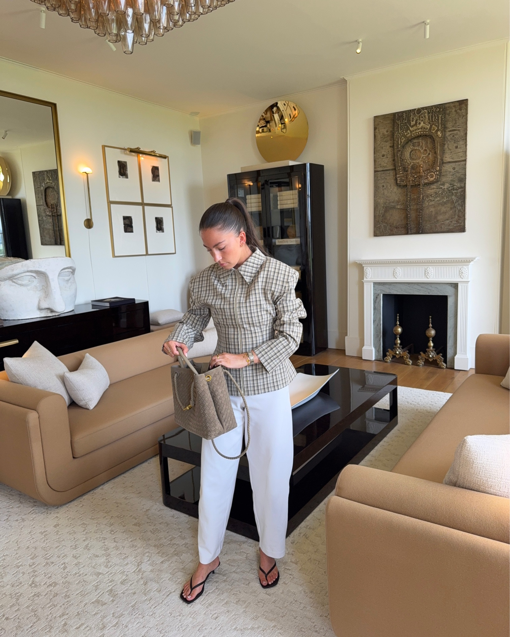 Casual chic - cinch jacket - check jacket - barrel leg trousers - spring outfit - summer outfit - new in @ASOS 

#LTKsummer #LTKstyletip #LTKspring