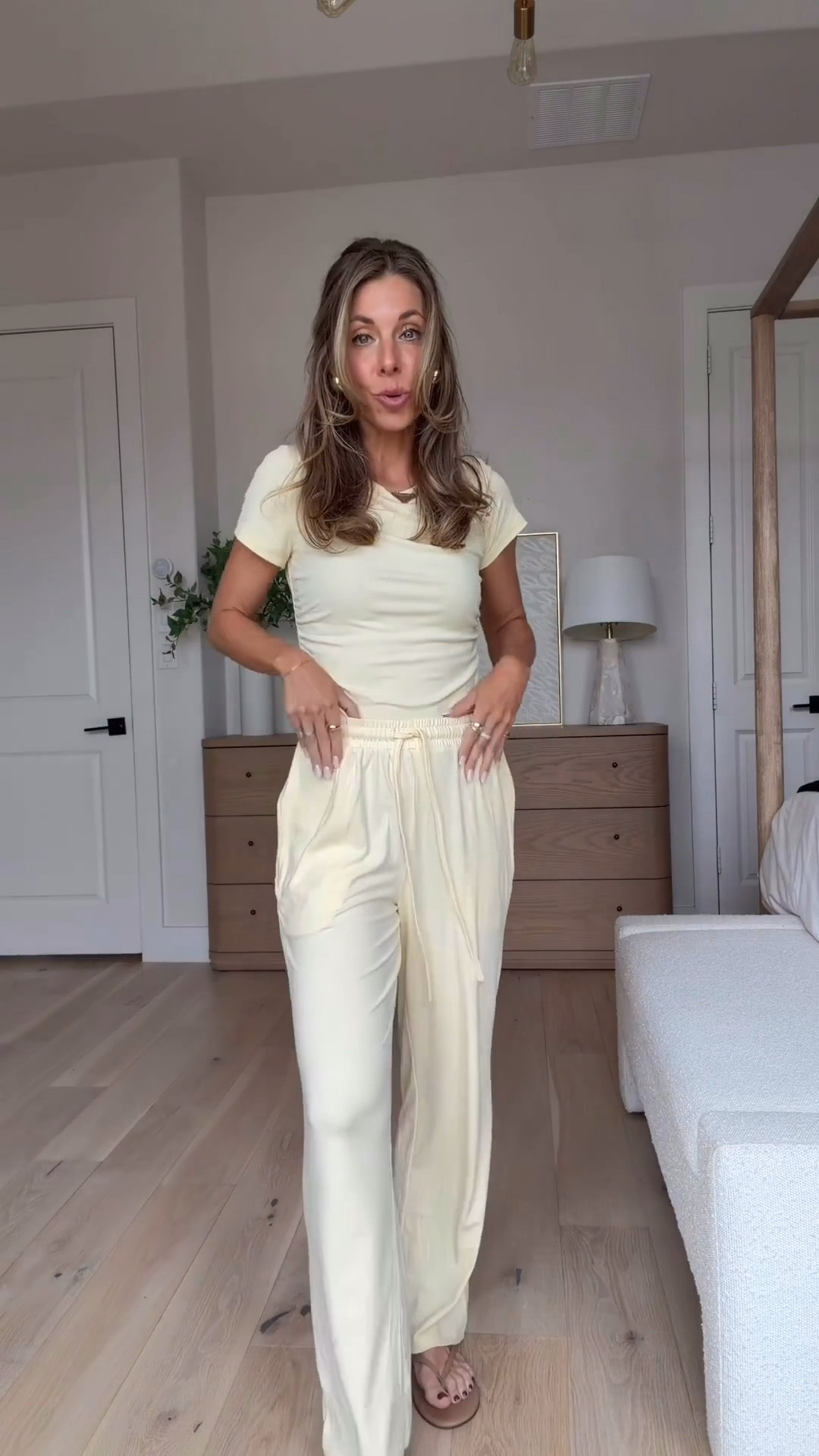 Amazon big spring sale!

The cutest butter yellow Amazon set that I have in so many styles! The material is so soft and stretchy and I just love these matching sets for around the house and I even wear them out too! Wearing size small 




#LTKActive #LTKmomlife #LTKselfcare