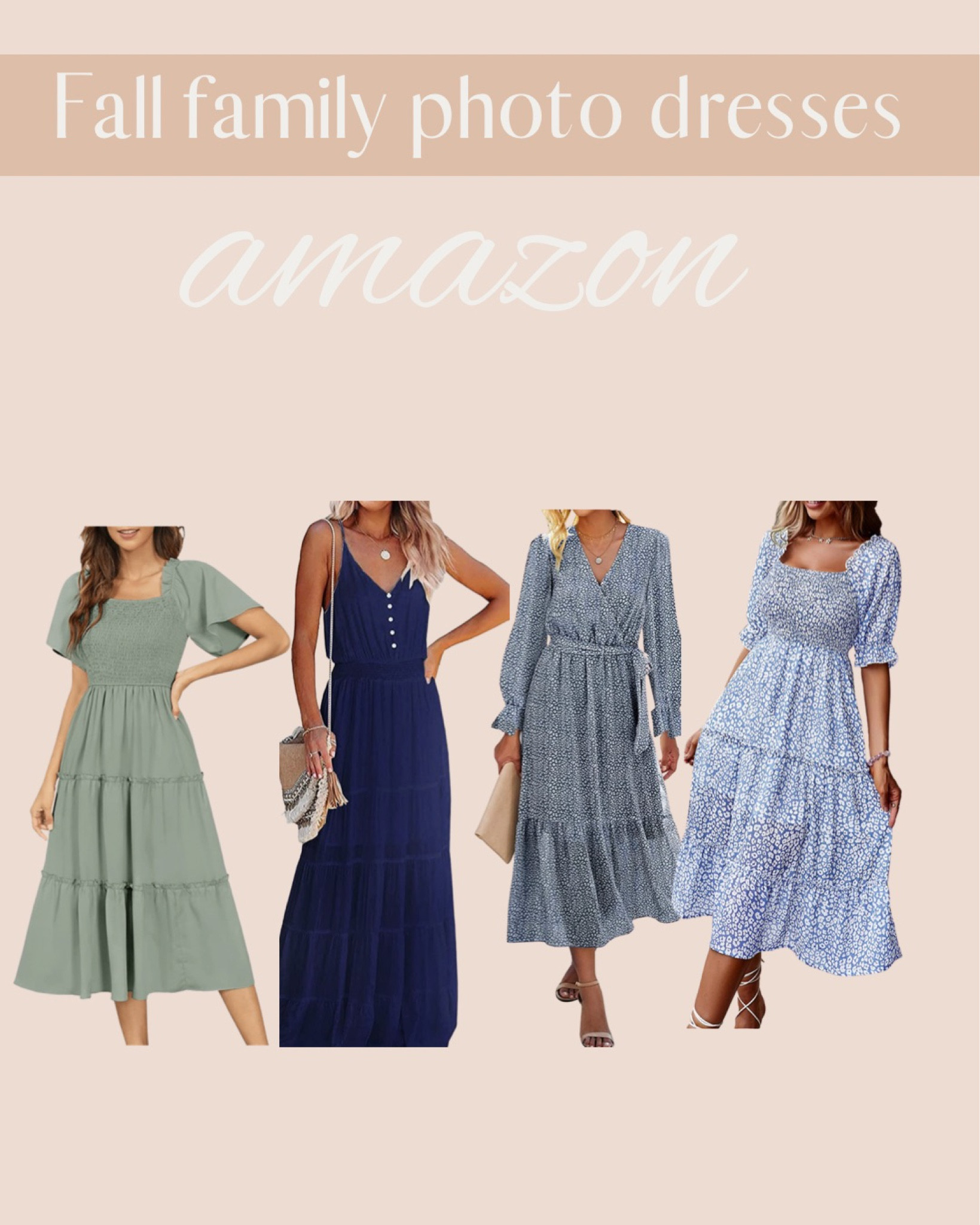 Family photo dress ideas! Blues and greens are neutrals in my book. Pair these with your family soft beige, brown, yellows, reds and oranges for festive fall family photos! 

#LTKHoliday #LTKfamily #LTKSeasonal