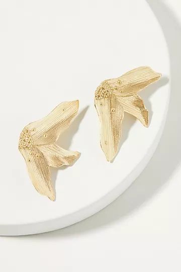 Three Petals Post Earrings | Anthropologie (US)