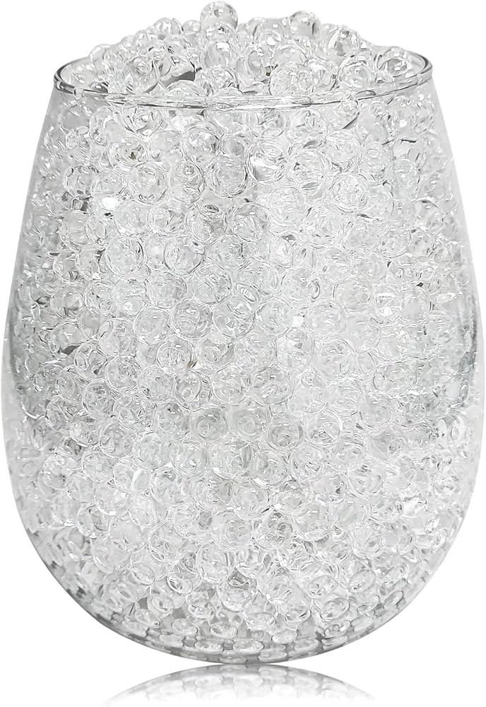 100,000 Clear Water Beads for Vases, Transparent Water Gel Beads Vase Filler for Floating Pearls,... | Amazon (US)