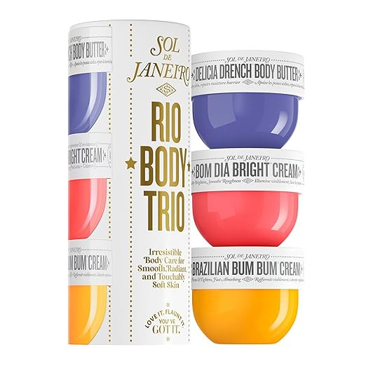Sol de Janeiro Rio Trio Mini Vanilla Body Cream Trial Set | Travel Size Skincare | Gift Set | $48... | Amazon (US)