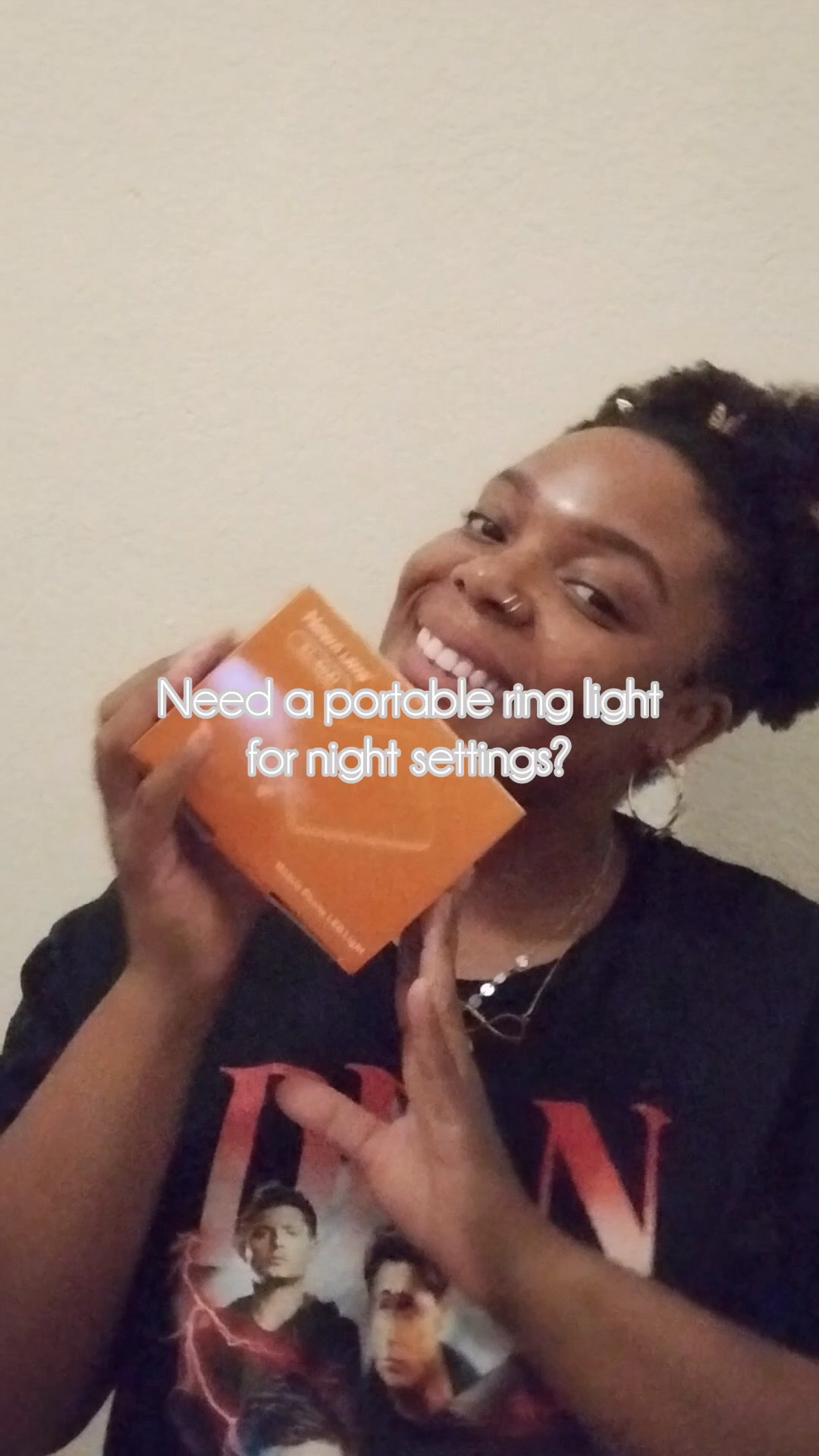 Night filming is convenient but bad lighting isn’t.🙅🏾‍♀️This portable LED ring light clips onto my phone and has 3 light modes + 10 brightness levels, making my videos and photos look clear, bright, and sharp without harsh lighting.👏🏾✨

#LTKFindsUnder50 #LTKstorytime #LTKdayinmylife