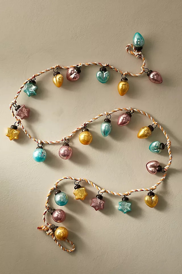 Chromatic Ornament Garland | Anthropologie (US)
