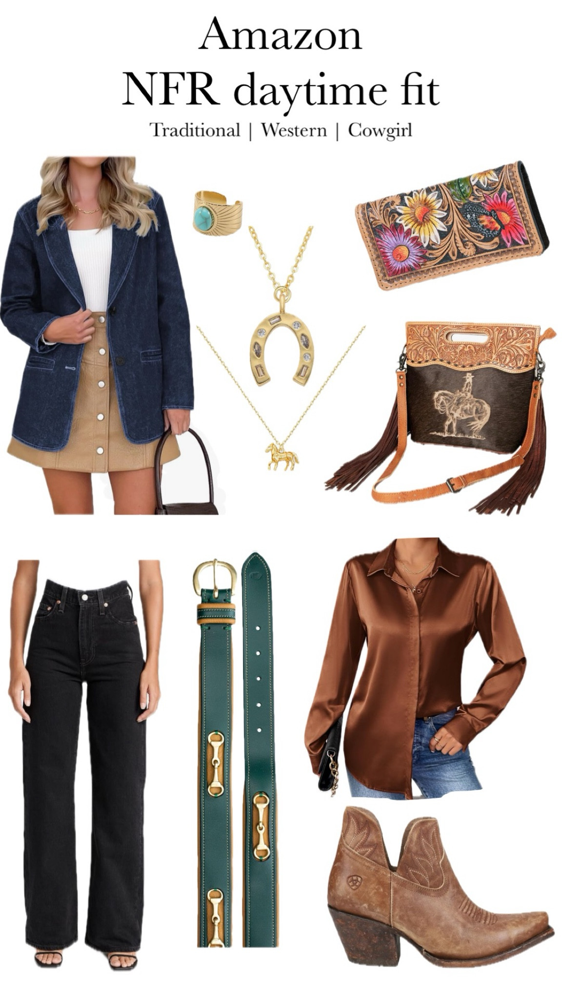 Daytime NFR look for traditional | classic | cowgirl 

#LTKFindsUnder100 #LTKStyleTip #LTKFindsUnder50