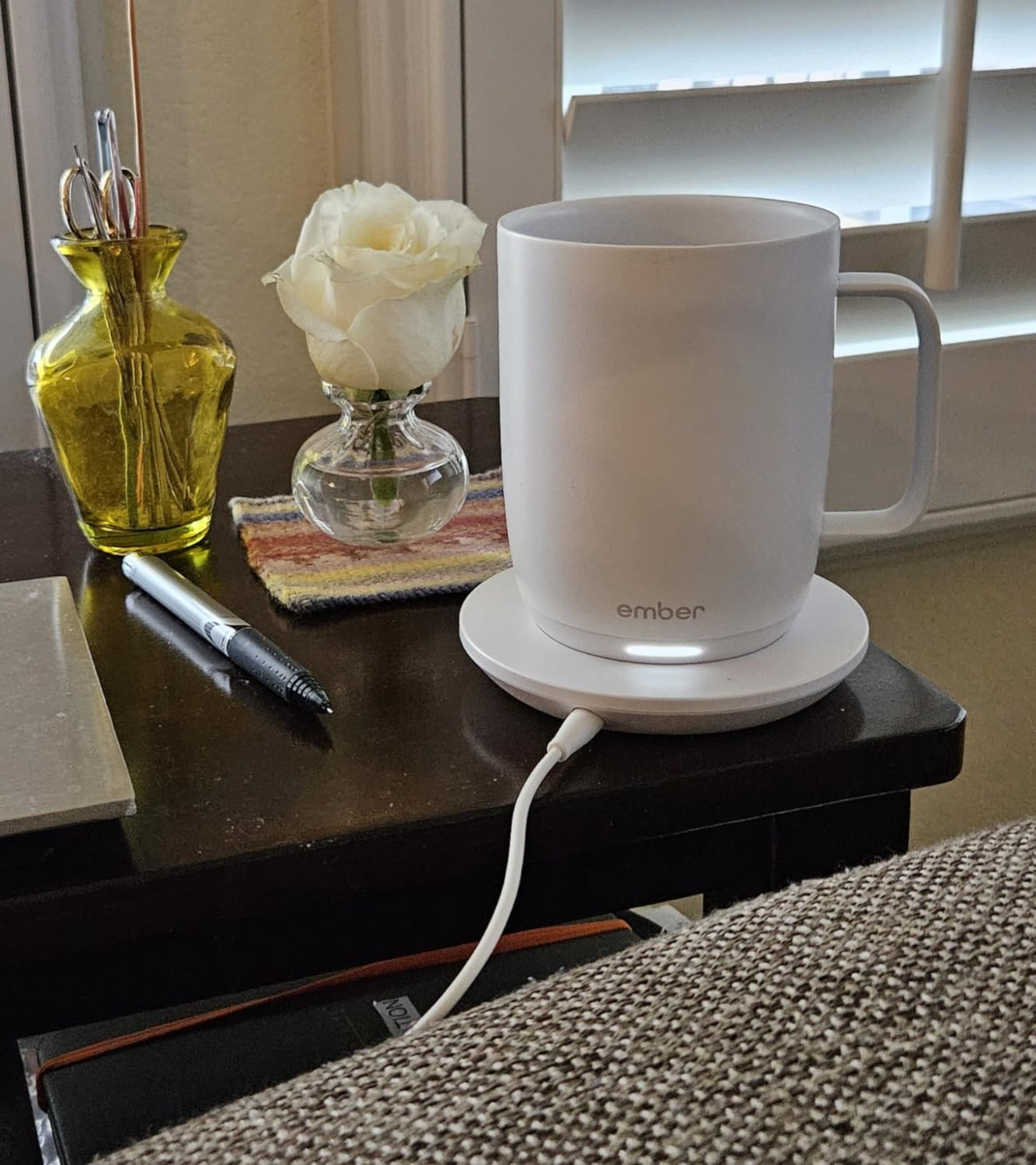 Ember Temperature Control Smart Mug 2, 14 Oz, App-Controlled Heated Coffee Mug with 80 Min Batter... | Amazon (US)