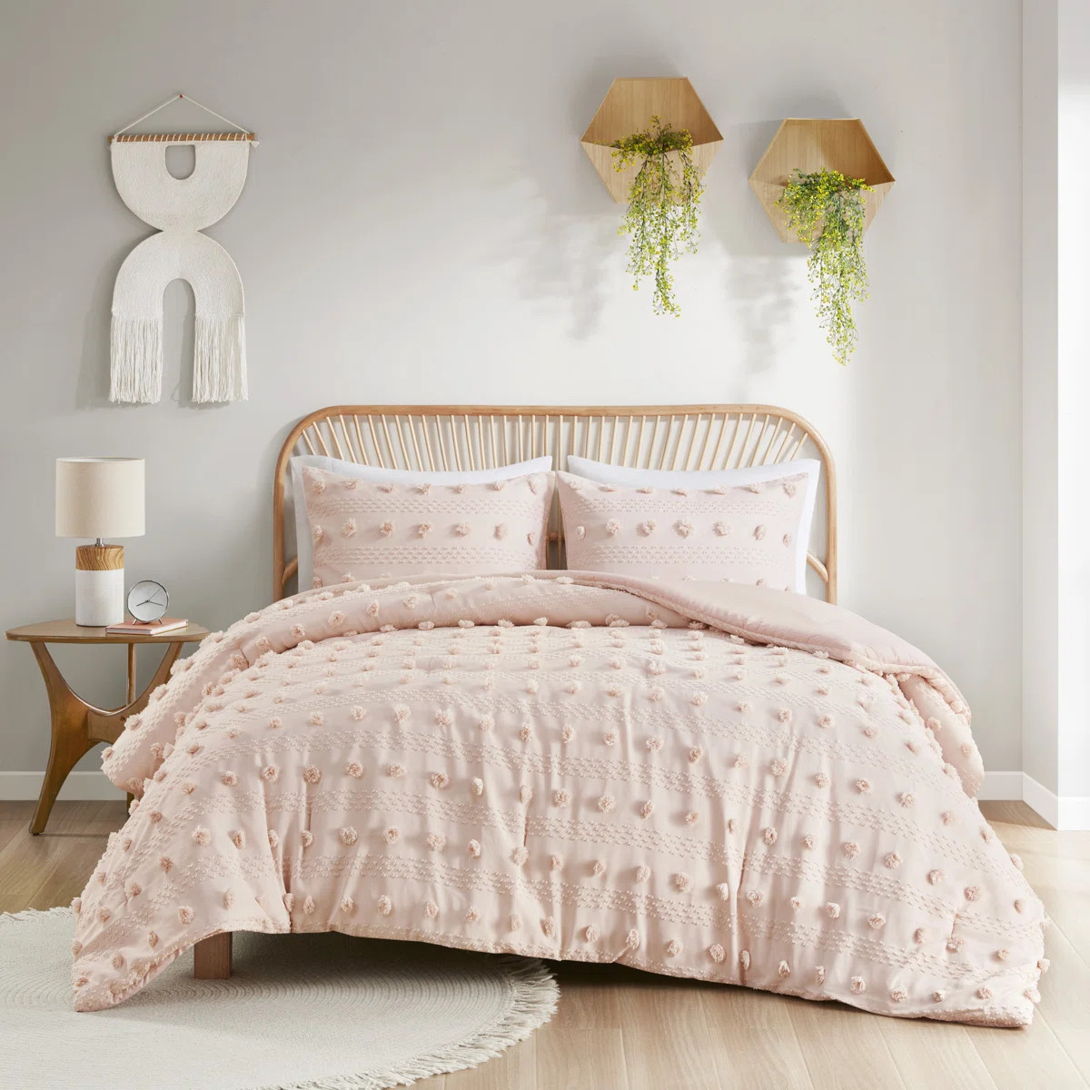 Lucy Clip Jacquard Comforter Set | Wayfair North America
