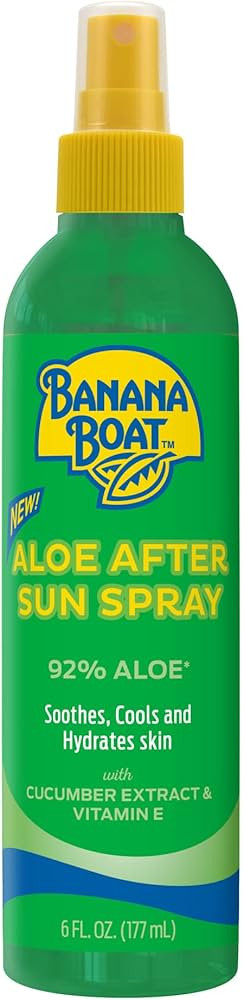 Banana Boat Aloe After Sun Spray, 6oz | Aloe Vera Spray with Cucumber Extract and Vitamin E, Afte... | Amazon (US)