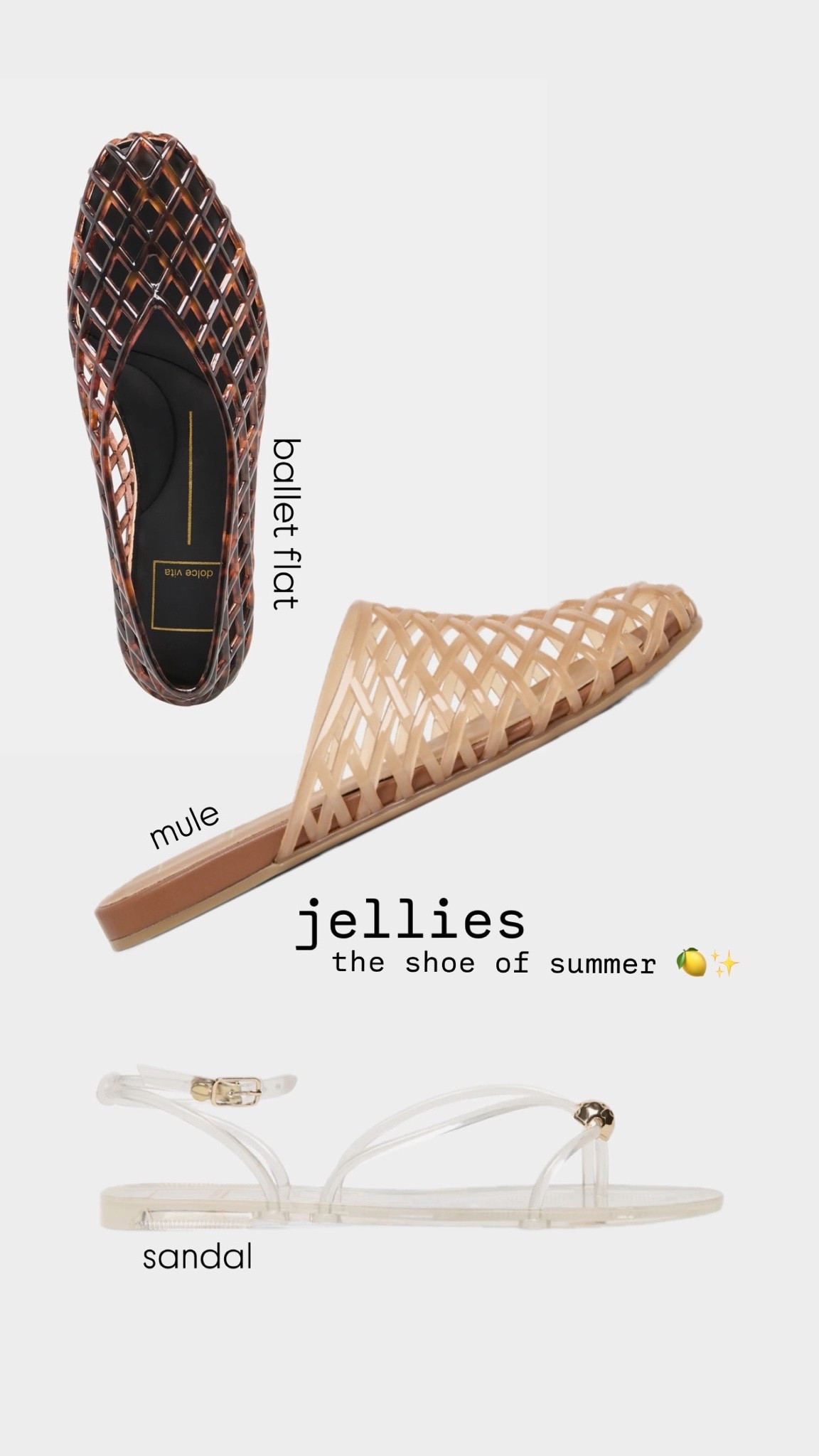 Jellies 🍋✨ the shoe of summer

#LTKTravel #LTKgrwm #LTKootd