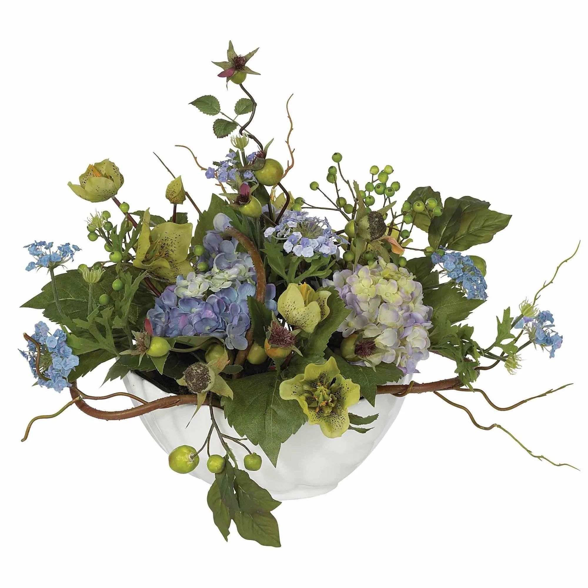 Hydrangea Centerpiece 4622 Nearly Natural | Nearly Natural