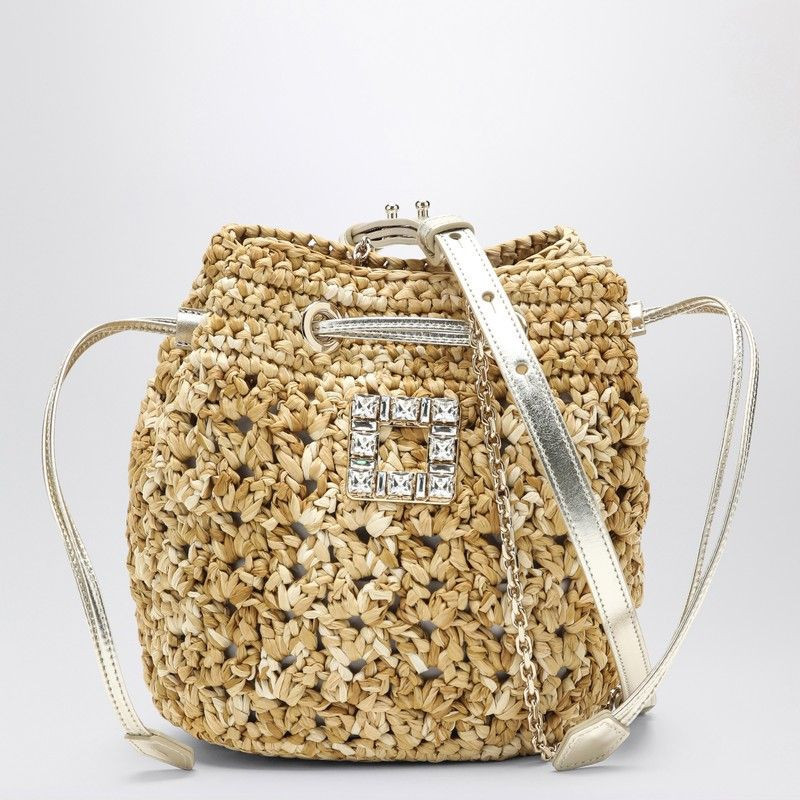 Roger Vivier Bucket Bag Très Vivier In Crochet | Baltini