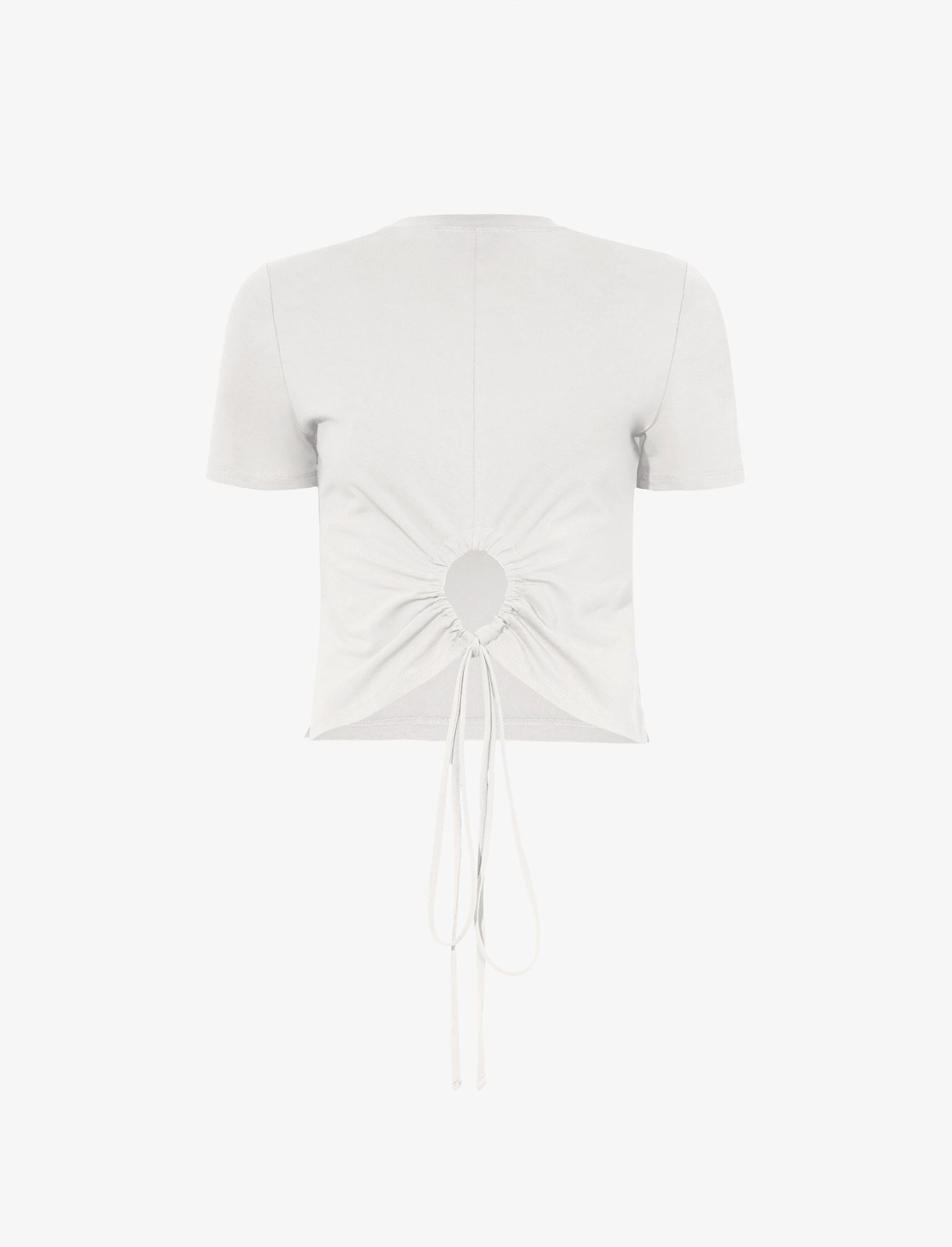 Reversible Keyhole T-Shirt in off white | Proenza Schouler | Proenza Schouler LLC