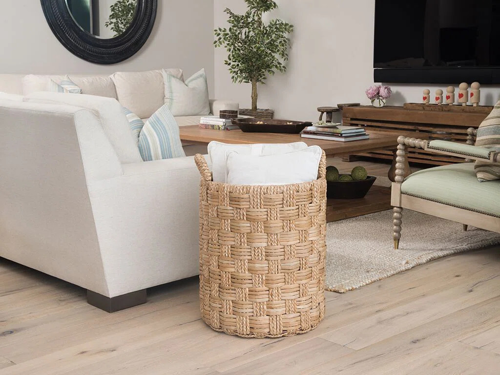 Highland Dunes Portillo Seagrass Decorative Basket | Wayfair North America