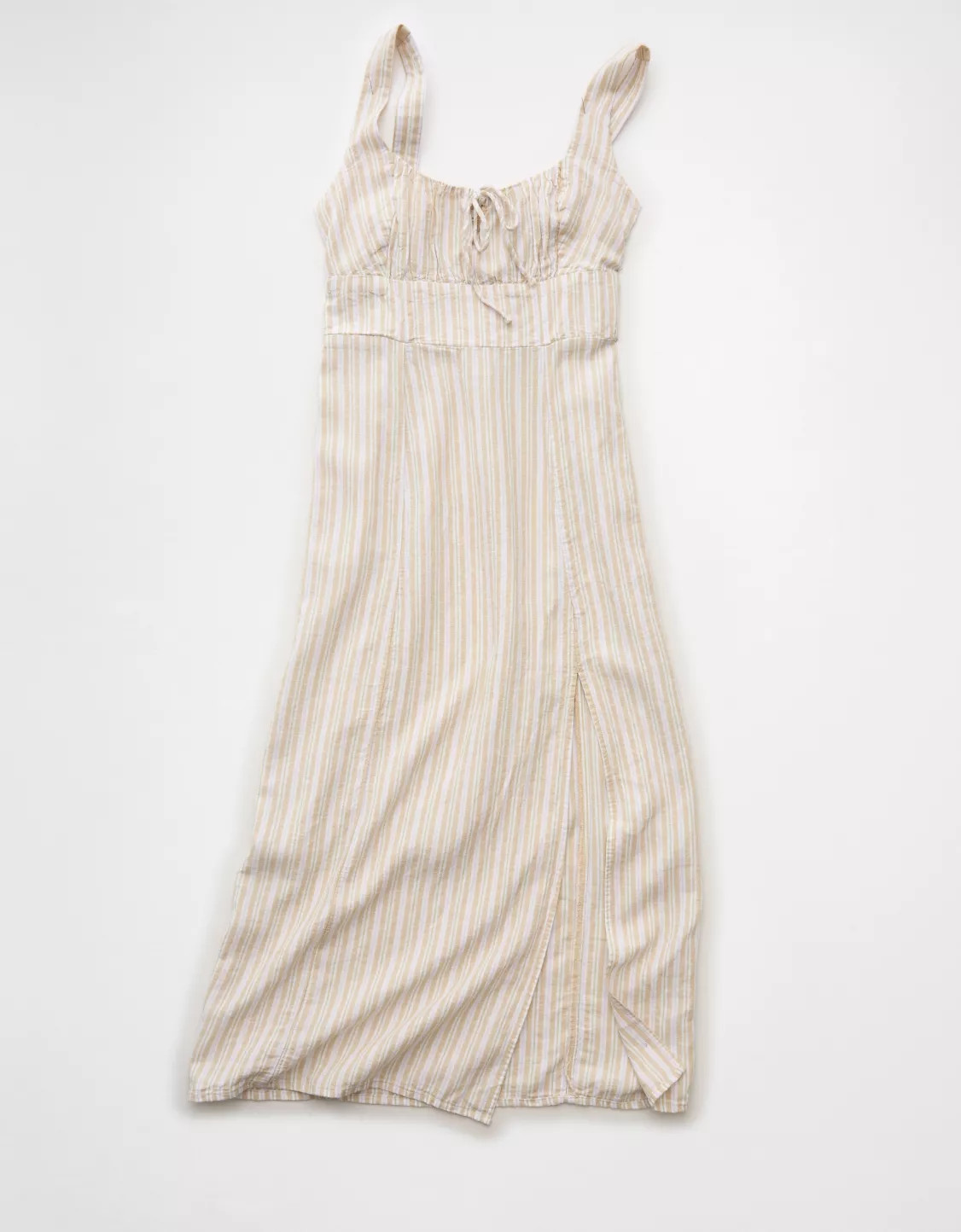 AE Catie Corset Column Midi Dress | American Eagle Outfitters (US & CA)
