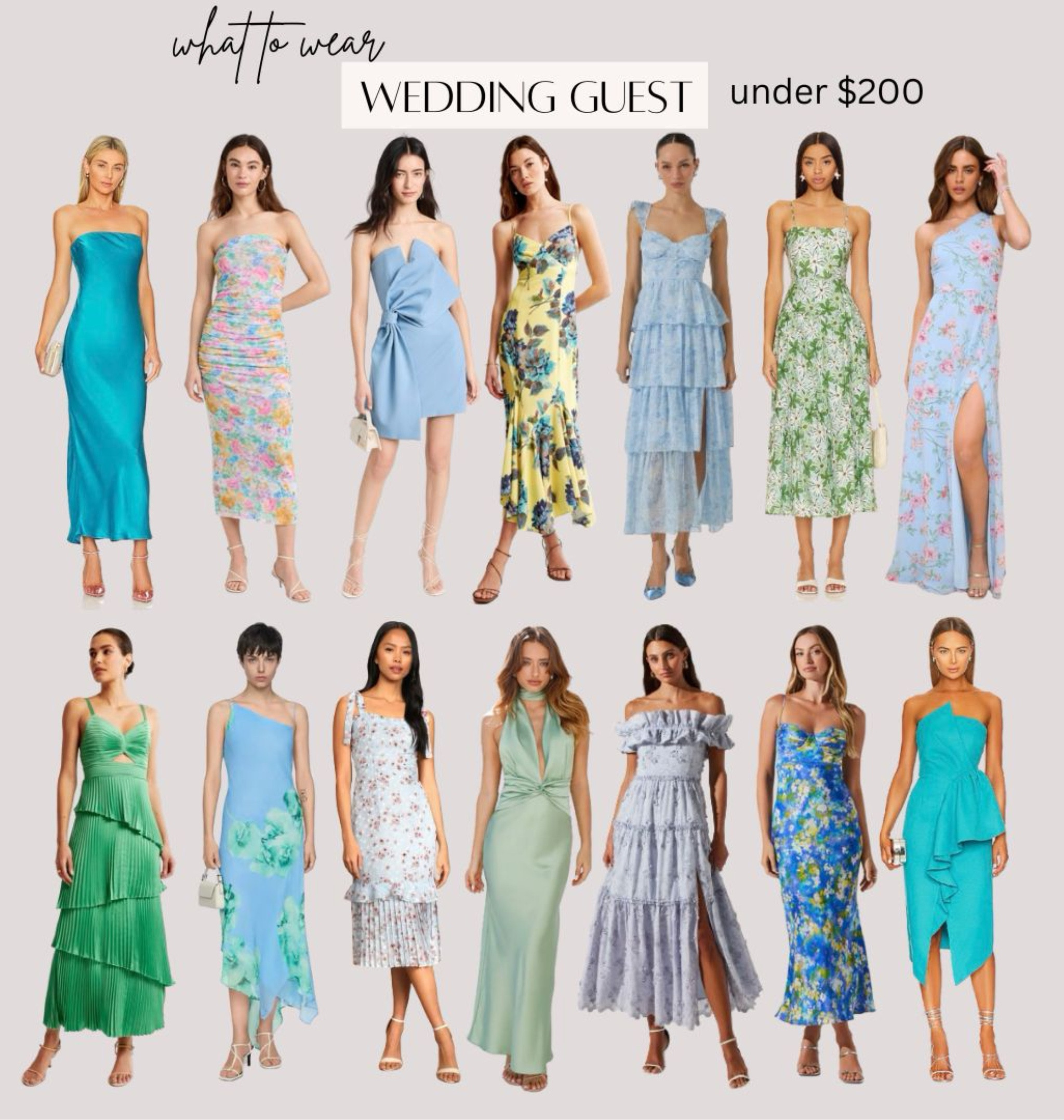 Wedding Guest Dress Summer under $200

blue bridesmaid dress, floral dress, Abercrombie dress, revolve dress, mango, Astr the label, hello Molly dresss, slip dress, satin dress 

#LTKWedding #LTKParties #LTKTravel