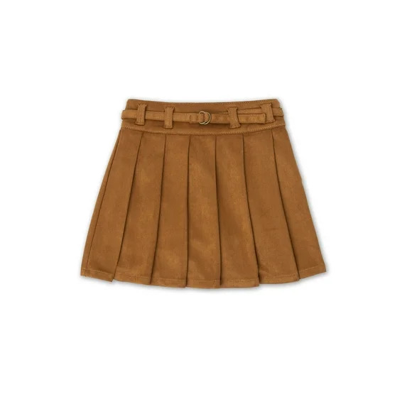 Wonder Nation Girls Pleated Skirt, Sizes 4-18 & Plus | Walmart (US)