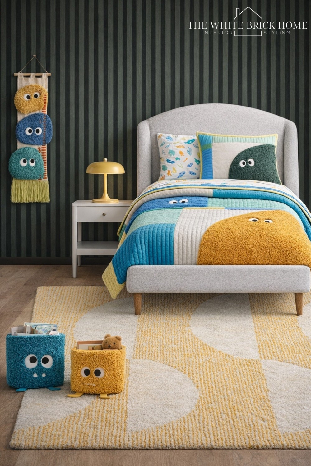 A playful yet polished kids bedroom that blends cozy textures, cheerful color, and modern retrials for a space that feeling both fun and thoughtfully designed. 
🖤🖤
Kids room, kids bedroom, bedroom, kids bed, kids rug, boys room, girls room, boys room area rug, boys room decor, monster bedroom, gender neutral kids bedroom, west elm kids bedroom, crate and kids bedroom, shared bedroom, shared kids bedroom, boys room lamp, boys room decor, boys room ideas, toddler boy, toddler boy bedroom, boys room bedding, boys room toy storage, boys room ideas, boys room bed, boys room nightstand, home decor, home design, west elm, west elm kids room 


#LTKKids #LTKSaleAlert #LTKHome