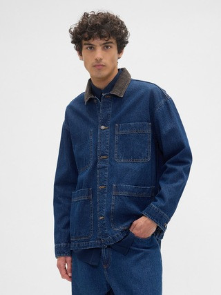 Relaxed Denim Barn Jacket | Gap Factory