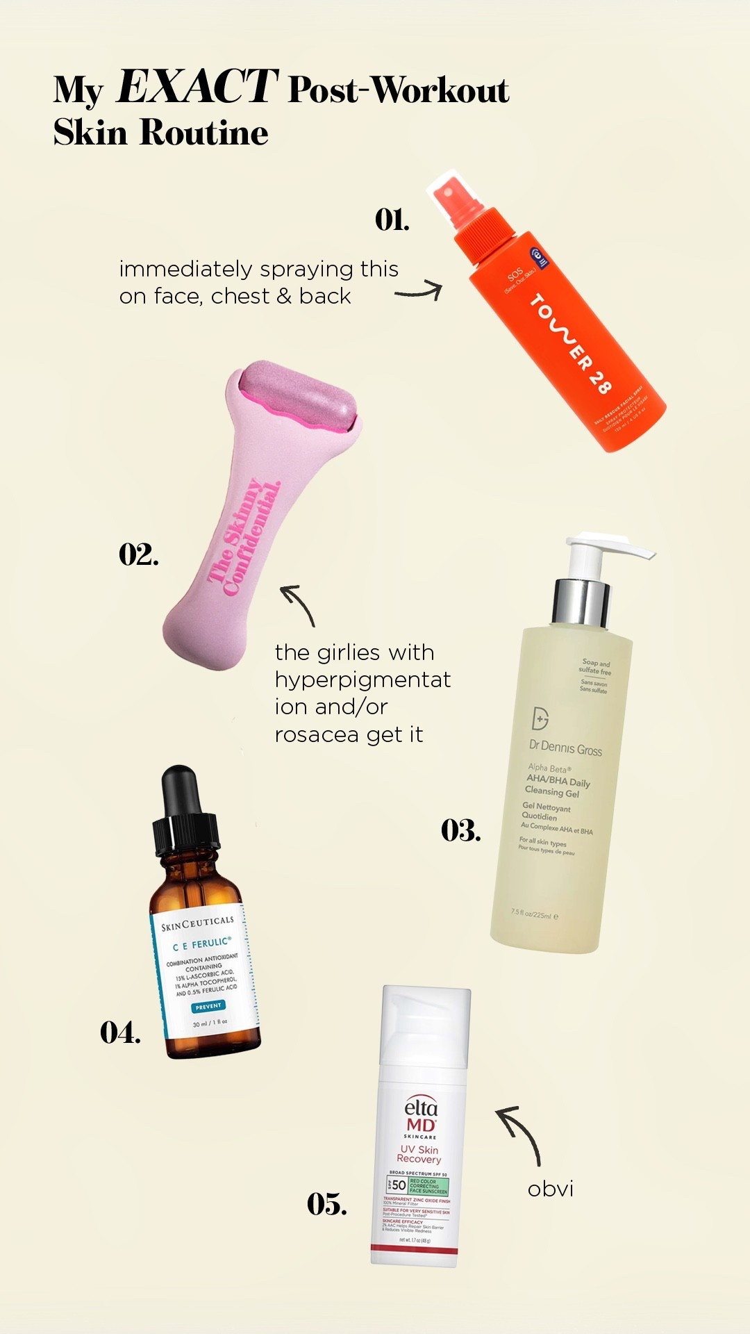 My exact skin routine post sweat 💦

#LTKBeauty