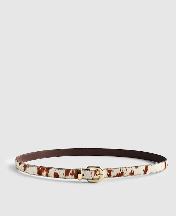 Cowhide Leather Western Belt | Madewell