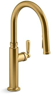 Kohler K28358-2MB Edalyn by Studio McGee 1.5 GPM Single Hole Pull Down Kitchen Faucet with Boost ... | Amazon (US)