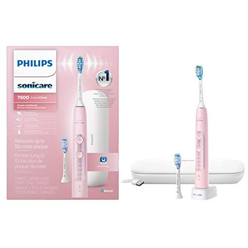 Philips Sonicare ExpertClean 7500 Pink, Rechargeable Electric Power Toothbrush, HX9690/07 | Amazon (US)