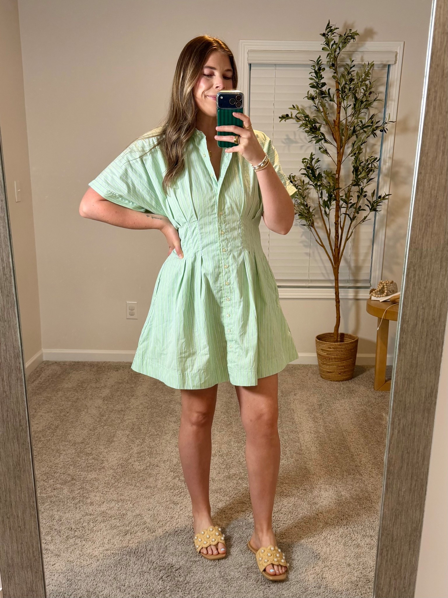 Easter Sunday dress! So flattering and comfortable. I’m 5’9 and the length is perfect! 

#LTKootd #LTKMidsize #LTKTall