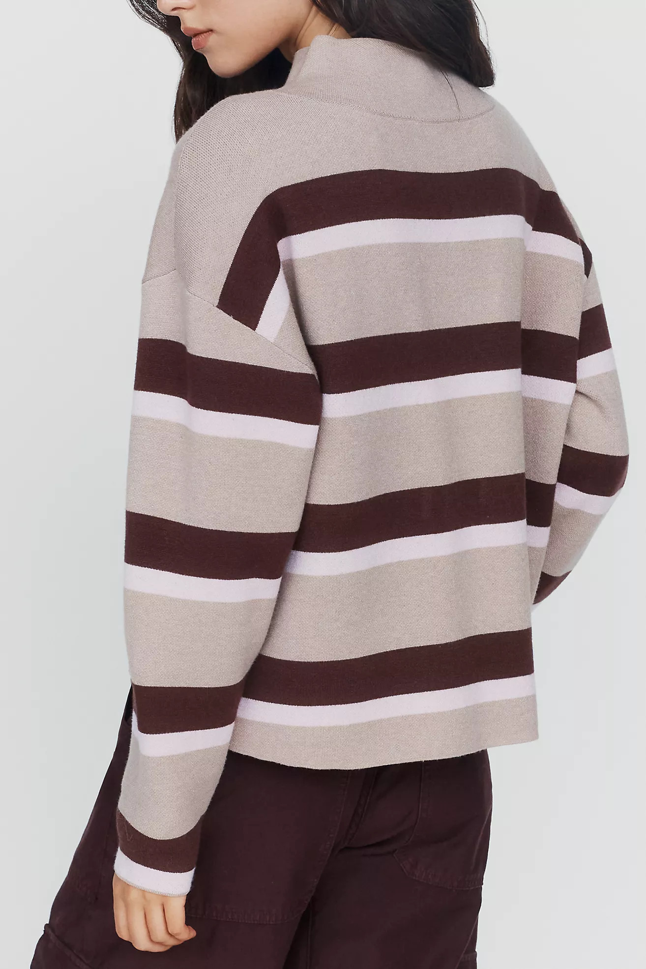 Maeve Carys Mock-Neck Sweater | Anthropologie (US)