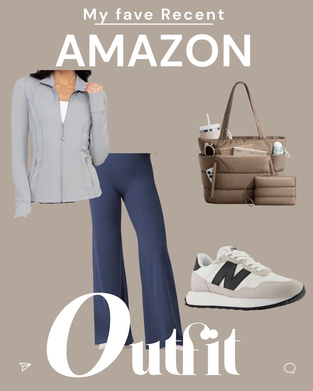 everyday Amazon activewear combo 💙
Great for walks, errands, or mom life on the go.

These flares are SO flattering and the jacket is lightweight but still cozy.
Linking everything here.


#LTKActive #LTKootd #LTKTravel