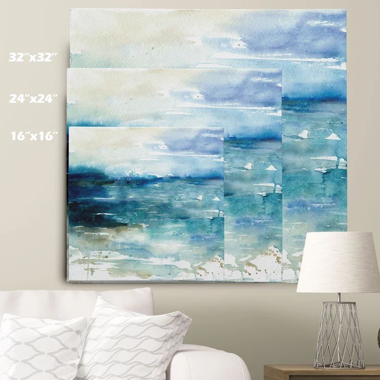 Ocean Break I by Carol Robinson - Wrapped Canvas Print | Wayfair Professional