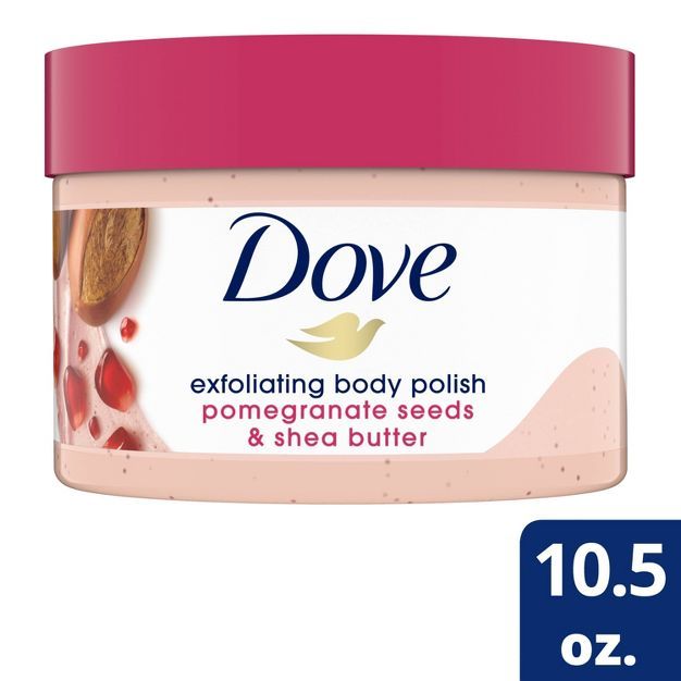 Dove Beauty Pomegranate Seeds &#38; Shea Butter Exfoliating Body Polish Scrub - 10.5oz | Target