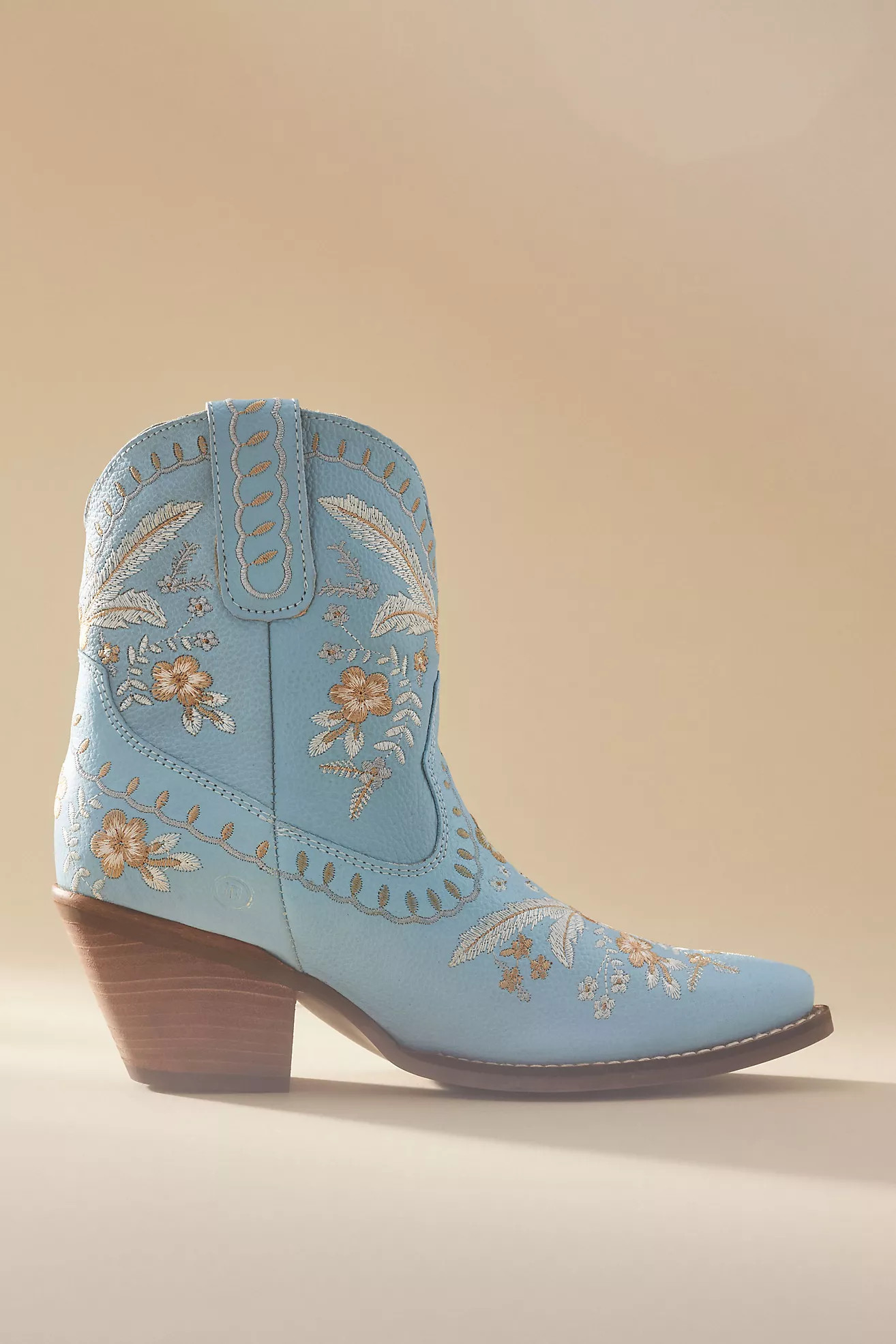 Dingo 1969 Primrose Leather Booties | Anthropologie (US)