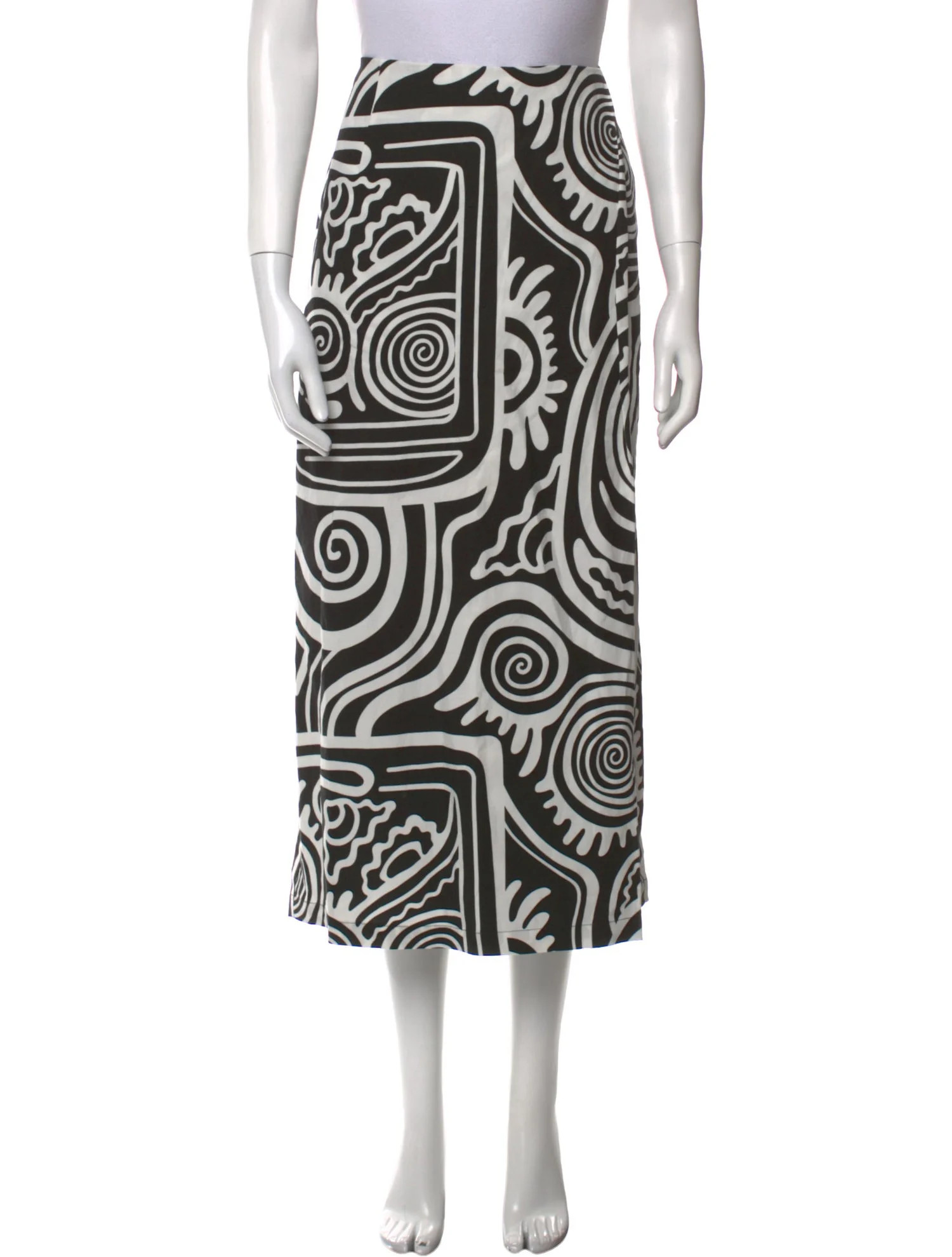 Printed Midi Length Skirt | The RealReal