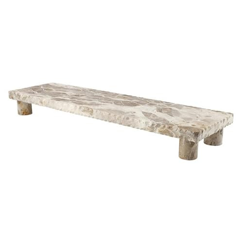47th & Main Raised Marble Stand, 21" Long x 6" Wide, Beige | Amazon (US)