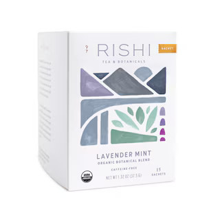 Rishi Tea Lavender Mint Organic Botanical Blend Tea -- 15 Sachets | Vitacost.com
