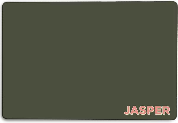 904 CUSTOM Personalized Solid Dog & Cat Placemat, Army Green - Chewy.com | Chewy.com