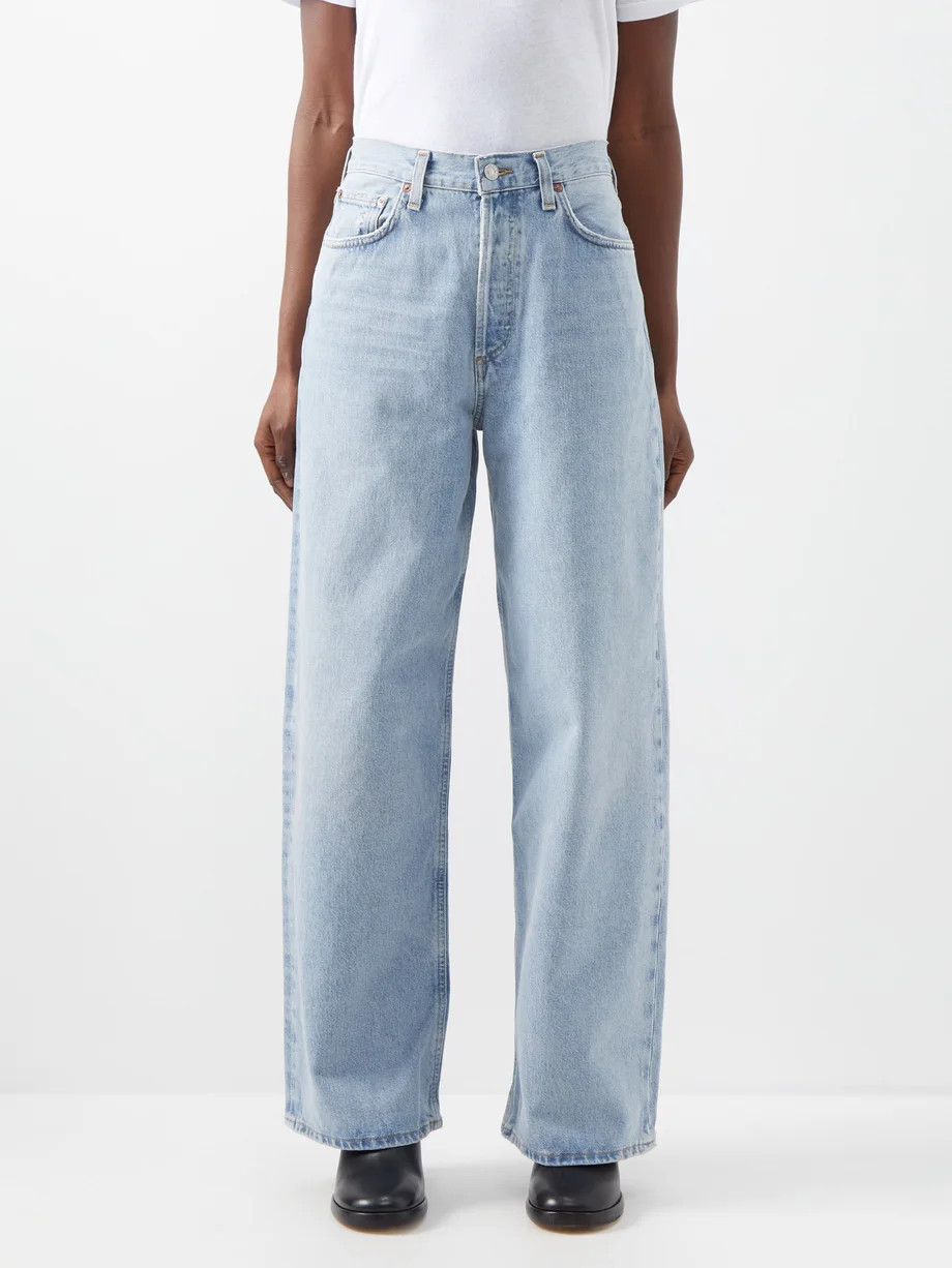 Low Rise Baggy organic-denim jeans | Agolde | Matches (UK)