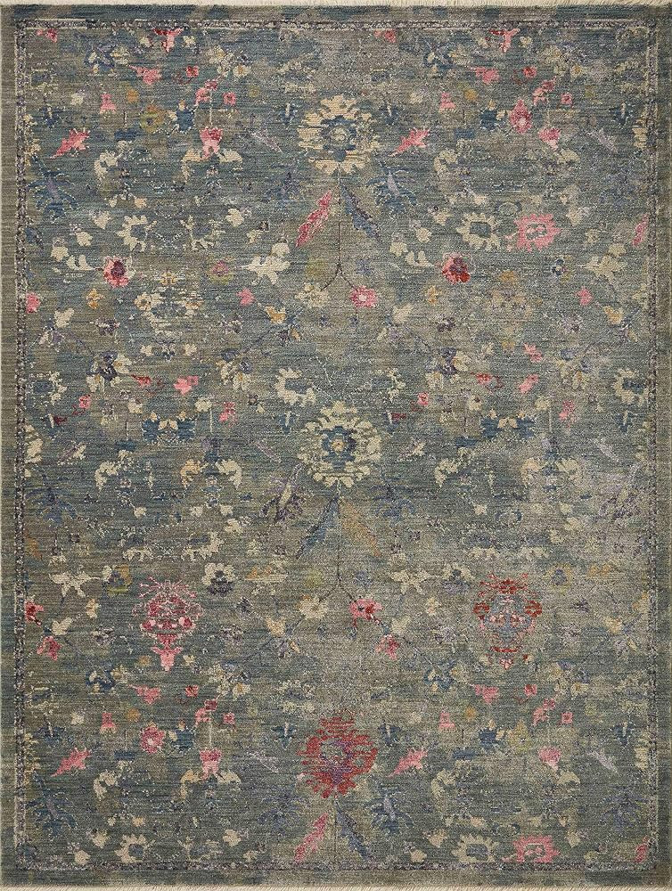 Loloi Giada Collection GIA-06 Lagoon/Multi, Traditional Area Rug, 7'-10" x 10' | Amazon (US)