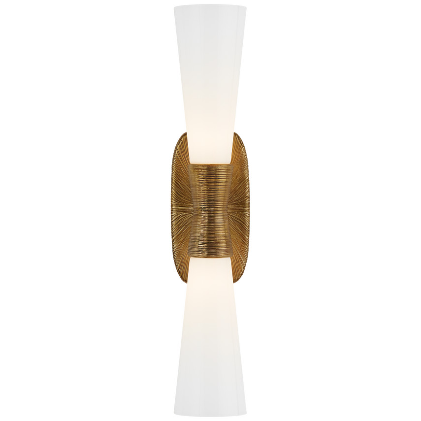 Utopia Large Double Bath Sconce | Visual Comfort