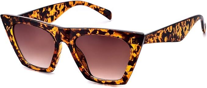 Mosanana Square Cateye Sunglasses for Women Fashion Trendy Style MS51801 | Amazon (US)